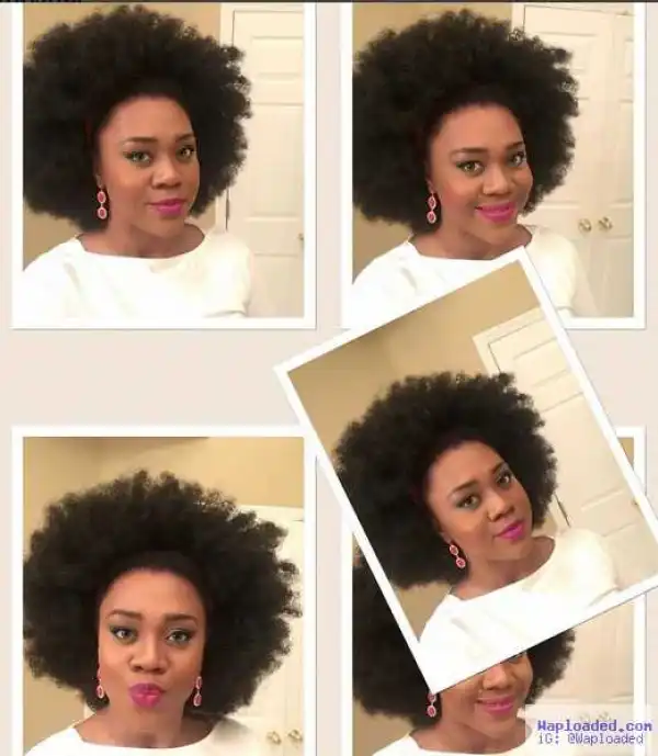 Photos: Stunning Actress, Stella Damasus Shows Off Her Amazing Natural Hair
